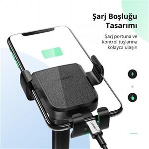 UGREEN Gravity Vantuzlu Telefon Tutucu - Siyah