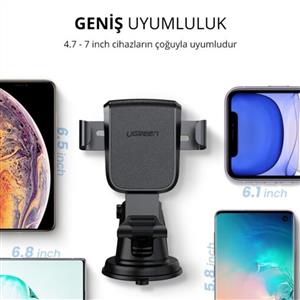 UGREEN Gravity Vantuzlu Telefon Tutucu - Siyah