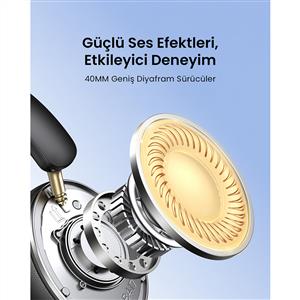 UGREEN HiTune Max2 Yapay Zeka Destekli NC Kablosuz Kulak Üstü Kulaklık - Siyah