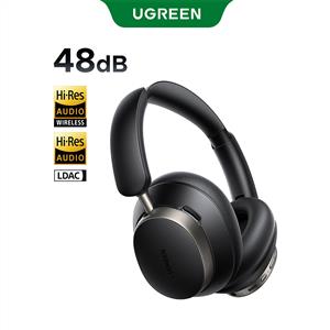 UGREEN HiTune Max6 Studio Pro Hibrit ANC Kablosuz Kulak Üstü Kulaklık - Siyah