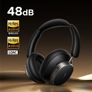 UGREEN HiTune Max6 Studio Pro Hibrit ANC Kablosuz Kulak Üstü Kulaklık - Siyah