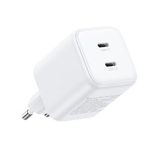 UGREEN 45W GaN Hızlı Şarj Cihazı Type-C QC PD 2xUSB-C, Beyaz