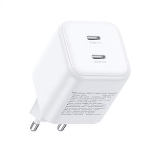 UGREEN 45W GaN Hızlı Şarj Cihazı Type-C QC PD 2xUSB-C, Beyaz