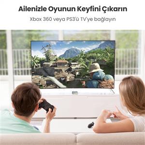 UGREEN 90 Derece Açılı 4K HDMI Kablo 2m - Siyah