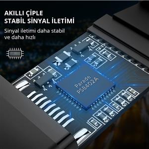UGREEN 4K Displayport to HDMI Dönüştürücü Kablo 3 Metre - Siyah