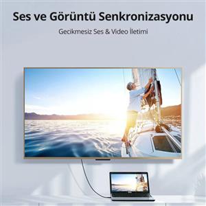 UGREEN 4K HDMI Kablo 2 Metre - Siyah