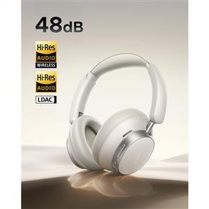 UGREEN HiTune Max6 Studio Pro Hibrit ANC Kablosuz Kulak Üstü Kulaklık - Beyaz
