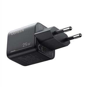 UGREEN 25W USB-C GaN Hızlı Şarj Adaptörü - Siyah