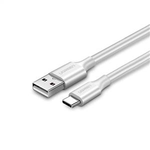 UGREEN USB-A to USB-C 3A QC Hızlı Şarj Kablosu 1.5 Metre - Beyaz