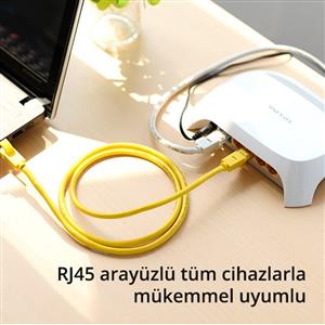 UGREEN CAT5e Ethernet Kablosu 1 Metre - Sarı
