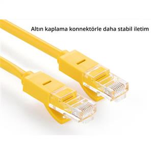 UGREEN CAT5e Ethernet Kablosu 1 Metre - Sarı