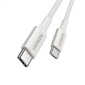UGREEN USB-C 60W 3A QC PD Örgülü Hızlı Şarj Kablosu 1 Metre - Siyah