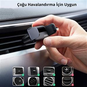 UGREEN Araç İçi Telefon Tutucu 360 Derece Dönebilir Air Vent