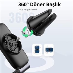 UGREEN Araç İçi Telefon Tutucu 360 Derece Dönebilir Air Vent