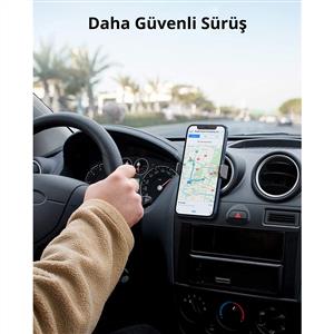 UGREEN Araç İçi Telefon Tutucu 360 Derece Dönebilir Air Vent