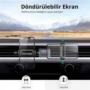 UGREEN Araç İçi Telefon Tutucu 360 Derece Dönebilir Air Vent