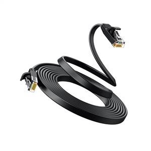 UGREEN CAT6 Flat Ethernet Kablosu, 1 Metre, Siyah