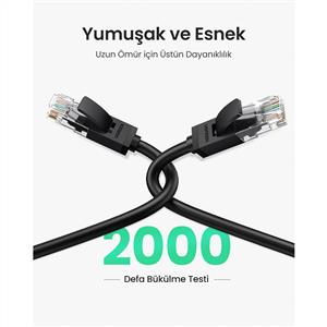 UGREEN CAT6 Ethernet Kablosu 3 Metre - Siyah