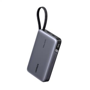 UGREEN Nexode 20.000 mAh 145 W Dahili USB-C Kablolu Hızlı Şarj Powerbank - Siyah