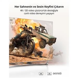UGREEN 2 In 1 Out Çift Yönlü HDMI Switch 4K@60Hz - Siyah