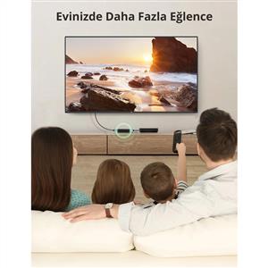 UGREEN 2 In 1 Out Çift Yönlü HDMI Switch 4K@60Hz - Siyah