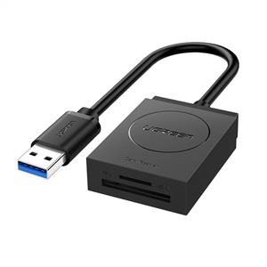 UGREEN USB 3.0 Kart Okuyucu TF+SD - Siyah
