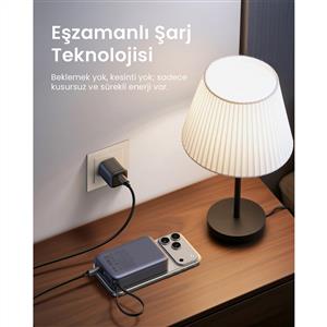 UGREEN Zapix 20.000 mAh MagSafe Wireless Hızlı Şarj Dahili 30W USB-C Kablolu Powerbank