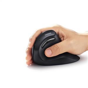 UGREEN 25444 4000 DPI DİKEY ERGONOMIK BLUETOOTH MOUSE-SİYAH