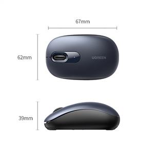 UGREEN 90672 2400 DPI SESSIZ WIRELESS KABLOSUZ MOUSE-YEŞİL