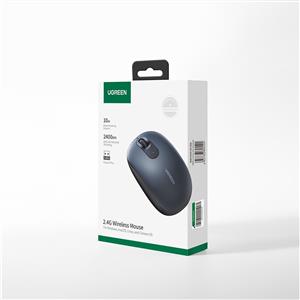 UGREEN 90672 2400 DPI SESSIZ WIRELESS KABLOSUZ MOUSE-YEŞİL