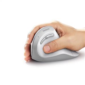 UGREEN 45759 4000 DPI DİKEY ERGONOMIK BLUETOOTH MOUSE-BEYAZ
