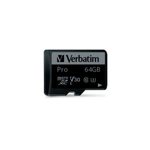 Verbatim Pro 64 GB Adaptörlü Hafıza Kartı (90MB/S-45MB/S)