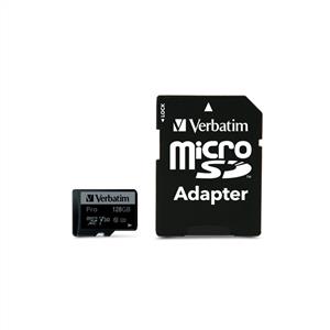 Verbatim Pro 128 GB Adaptörlü Hafıza Kartı (90MB/S-45MB/S)