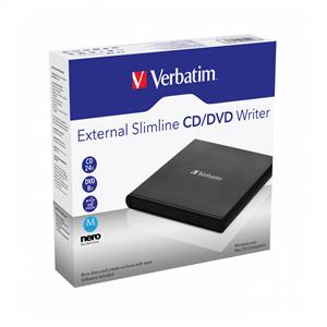 VERBATİM MOBİLE HARİCİ DVD-YAZICI  USB 2.0 SİYAH