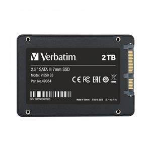 Verbatim 2TB Vi550 S3 SATA 3.0 SSD (Okuma 550MB / Yazma 500MB)