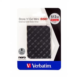 Verbatim 512GB Store 'n' Go Mini USB 3.2 Harici SSD