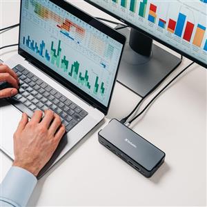 Verbatim 15 in 1 SSD Slotlu 8K HDMI Destekli USB 3.2 Docking Station