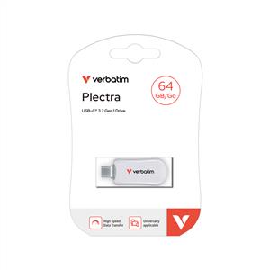 Verbatim 64GB Plectra USB-C White USB Bellek
