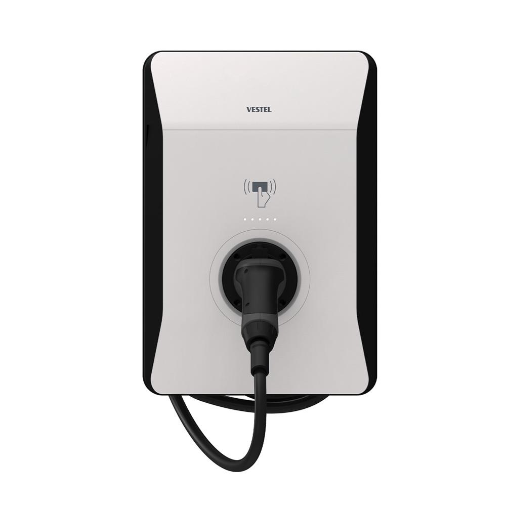 Vestel Elektrikli Araç Sarj Istasyonu EVC04 ZES4-AC22SW-T2P OPT1 Smart 22kW