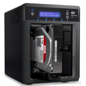 WD My Cloud EX4 Gigabit Ethernet Disksiz Kişisel Bulut Depolama