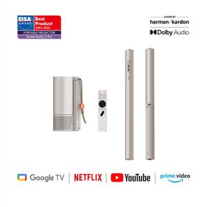 Xgimi MoGo 3 Pro 450 Lümen Full HD Wi-Fi Google TV Taşınabilir PowerBase Stand Pro