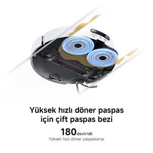 Xiaomi Robot Vacuum H50 Pro Beyaz Akıllı Robot Süpürge
