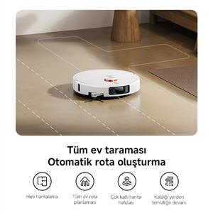 Xiaomi Robot Vacuum H50 Pro Beyaz Akıllı Robot Süpürge
