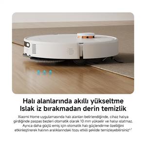 Xiaomi Robot Vacuum H50 Beyaz Akıllı Robot Süpürge