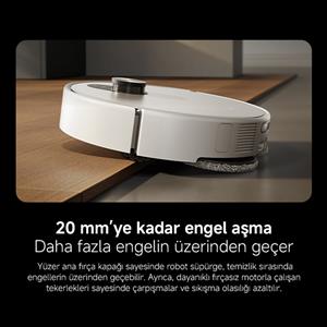 Xiaomi Robot Vacuum 5 Pro Beyaz Akıllı Robot Süpürge