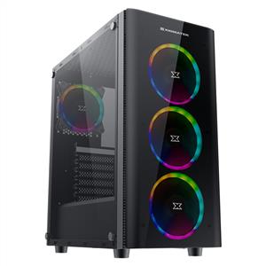 XIGMATEK DIAMOND 600W 80 PLUS POWER 4X120mm RAINBOW FAN USB3.0 GAMING KASA