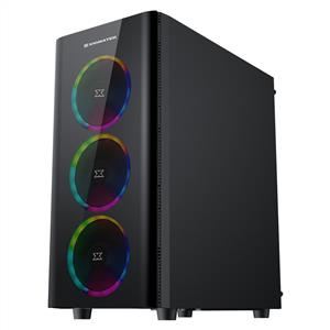 XIGMATEK DIAMOND 600W 80 PLUS POWER 4X120mm RAINBOW FAN USB3.0 GAMING KASA