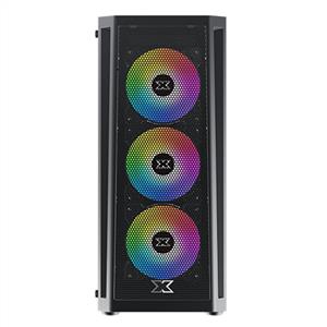 XIGMATEK MASTER X 4x120mm ARGB FANLI X-Power 650W TEMPER MESH PANEL KASA