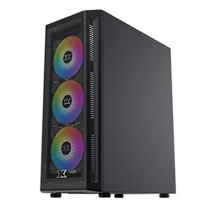 XIGMATEK MASTER X 4x120mm ARGB FANLI X-Power 650W TEMPER MESH PANEL KASA