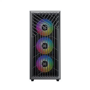 XIGMATEK LUX G 4x120mm ARGB FANLI 650W TEMPER CAMLI MidT ATX GAMING KASA